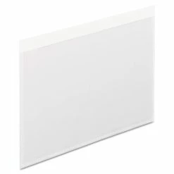 Pendaflex Self-Adhesive Pockets, 4 X 6, Clear Front/White Backing, 100/Box