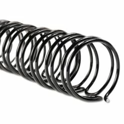 GBC® WireBind Spines, 1/4" Diameter, 55 Sheet Capacity, Black, 100/Box