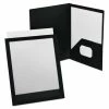 Oxford ViewFolio Polypropylene Portfolio, 100-Sheet Capacity, 11 X 8.5, Clear/Black -Duracell Shop 238167