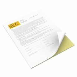 Xerox™ Vitality Multipurpose Carbonless 2-Part Paper, 8.5 X 11, Canary/White, 5,000/Carton