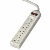 Fellowes Power Strip, 6 Outlets, 6 Ft Cord, Platinum -Duracell Shop 244474