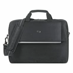 Solo Urban Briefcase, Fits Devices Up To 17.3", Polyester, 16.5 X 3 X 11, Black