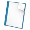 Universal Clear Front Report Cover, Prong Fastener, 0.5" Capacity, 8.5 X 11, Clear/Light Blue, 25/Box -Duracell Shop 311820