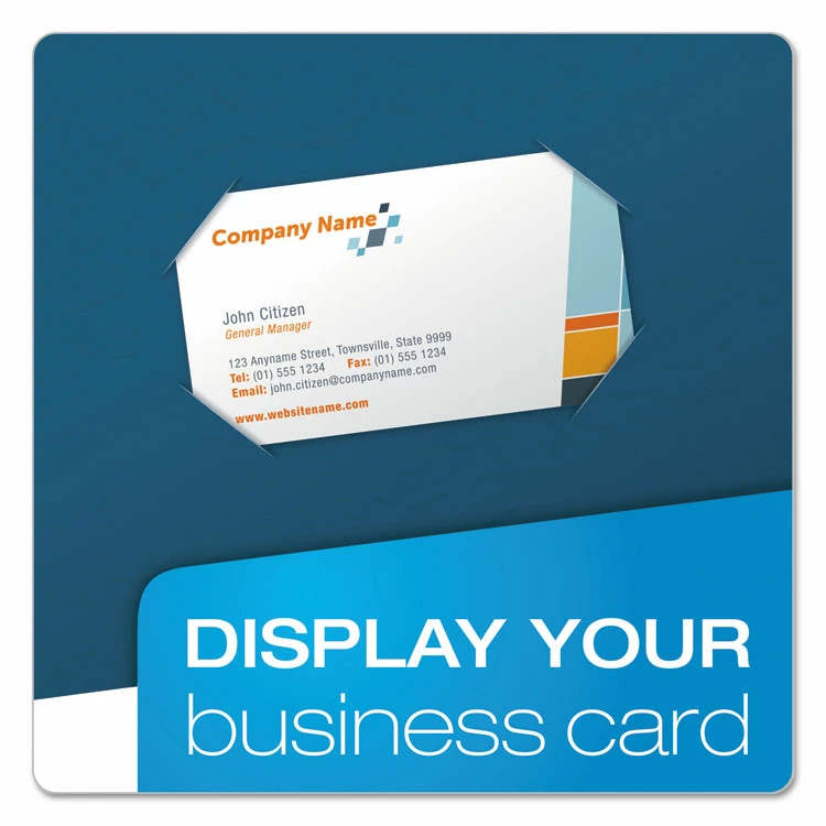 Oxford Twin-Pocket Folders With 3 Fasteners, 0.5" Capacity, 11 X 8.5, Blue, 25/Box 8 Oxford Twin-Pocket Folders With 3 Fasteners, 0.5" Capacity, 11 X 8.5, Blue, 25/Box - Image 6