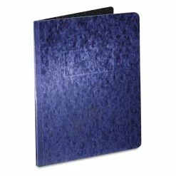 Oxford Heavyweight PressGuard And Pressboard Report Cover W/ Reinforced Side Hinge, 2-Prong Fastener, 3" Cap, 8.5 X 11, Dark Blue