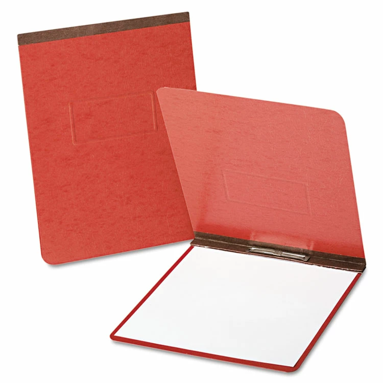 Oxford PressGuard Report Cover With Reinforced Top Hinge, Two-Prong Metal Fastener, 2" Capacity, 8.5 X 11, Red/Red 3 Oxford PressGuard Report Cover With Reinforced Top Hinge, Two-Prong Metal Fastener, 2" Capacity, 8.5 X 11, Red/Red