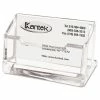Kantek Acrylic Business Card Holder, Holds 80 Cards, 4 X 1.88 X 2, Clear -Duracell Shop 59465