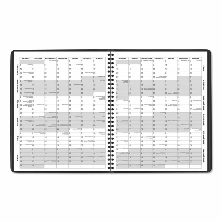 AT-A-GLANCE® Monthly Planner, 11 X 9, Black Cover, 15-Month (Jan To Mar): 2023 To 2024 7 AT-A-GLANCE® Monthly Planner, 11 X 9, Black Cover, 15-Month (Jan To Mar): 2023 To 2024 - Image 5