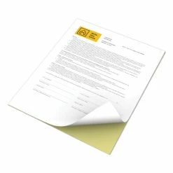 Xerox™ Revolution Digital Carbonless Paper, 2-Part, 8.5 X 11, Canary/White, 5,000/Carton -Duracell Shop 622153