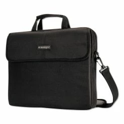 Kensington Simply Portable Padded Laptop Sleeve, Fits Devices Up To 17", Polyester, 17.38 X 2.13 X 14.25, Black