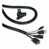 Innovera® Cable Management Coiled Tube, 0.75" Dia X 77.5" Long, Black -Duracell Shop 630805