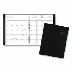 AT-A-GLANCE® Contemporary Monthly Planner, 8.75 X 7, Black Cover, 12-Month (Jan To Dec): 2023
