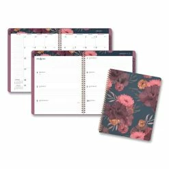 AT-A-GLANCE® Dark Romance Weekly/Monthly Planner, Dark Romance Floral Artwork, 11 X 8.5, Multicolor Cover, 13-Month (Jan-Jan): 2023-2024