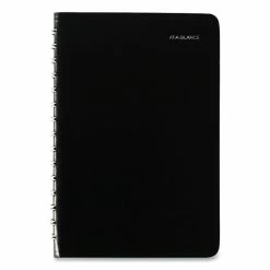 AT-A-GLANCE® DayMinder Daily Appointment Book, 8 X 5, Black Cover, 12-Month (Jan To Dec): 2023 -Duracell Shop 657044