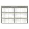 Blue Sky® Adrianna Laminated Erasable Wall Calendar, 36 X 24, White/Taupe Sheets, 12-Month (Jan To Dec): 2023 -Duracell Shop 657666