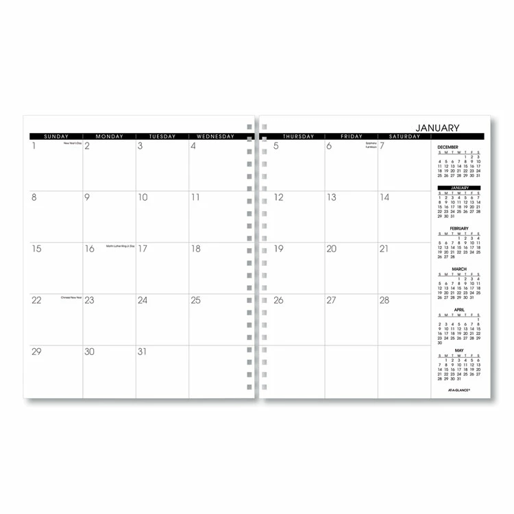AT-A-GLANCE® Monthly Planner Refill, 11 X 9, White Sheets, 12-Month (Jan To Dec): 2023 3 AT-A-GLANCE® Monthly Planner Refill, 11 X 9, White Sheets, 12-Month (Jan To Dec): 2023 - Image 2