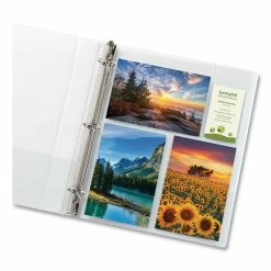 Avery Photo Storage Pages For Six 4 X 6 Mixed Format Photos, 3-Hole Punched, 10/Pack 9 Avery Photo Storage Pages For Six 4 X 6 Mixed Format Photos, 3-Hole Punched, 10/Pack -Duracell Shop 661824