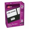 Avery Two-Pocket Folder, 40-Sheet Capacity, 11 X 8.5, Black, 25/Box 1 Avery Two-Pocket Folder, 40-Sheet Capacity, 11 X 8.5, Black, 25/Box -Duracell Shop 675931