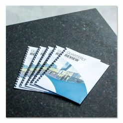 Fellowes Crystals Transparent Presentation Covers For Binding Systems, Clear, With Round Corners, 11.25 X 8.75, Unpunched, 25/Pack -Duracell Shop 677468