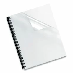 Fellowes Crystals Transparent Presentation Covers For Binding Systems, Clear, With Round Corners, 11.25 X 8.75, Unpunched, 25/Pack -Duracell Shop 677663