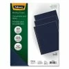 Fellowes Expressions Linen Texture Presentation Covers For Binding Systems, Navy, 11 X 8.5, Unpunched, 200/Pack -Duracell Shop 683159