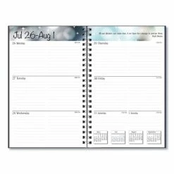 House Of Doolittle™ Recycled Academic Weekly/Monthly Appointment Planner, 8 X 5, Black Cover, 13-Month (Aug To Aug): 2022 To 2023 15 House Of Doolittle™ Recycled Academic Weekly/Monthly Appointment Planner, 8 X 5, Black Cover, 13-Month (Aug To Aug): 2022 To 2023 -Duracell Shop 706594