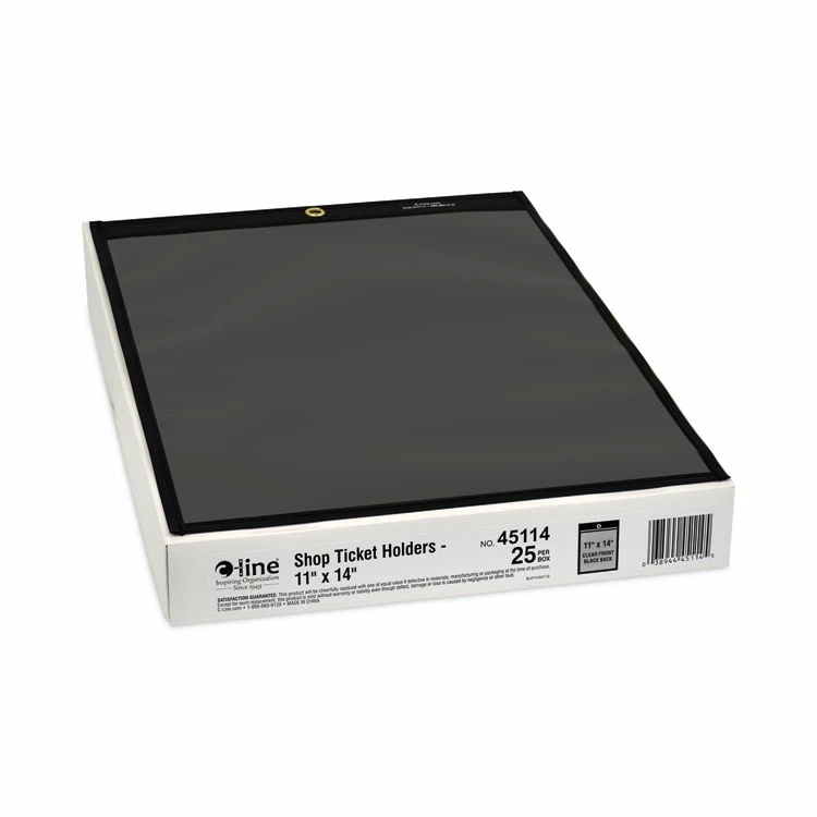 C-Line Shop Ticket Holders, Stitched, One Side Clear, 75 Sheets, 11 X 14, 25/BX 4 C-Line Shop Ticket Holders, Stitched, One Side Clear, 75 Sheets, 11 X 14, 25/BX - Image 2