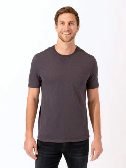 Threads 4 Thought Short Sleeve Slub Crew Neck Pocket Tee