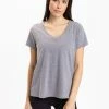 Threads 4 Thought Pattie Triblend V-Neck Tee -Duracell Shop TWA2437 H. GREY1119