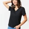 Threads 4 Thought Invincible V-Neck Tee -Duracell Shop TWA2840 BLK 2