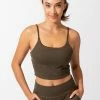 Threads 4 Thought Soraya Cropped Tank -Duracell Shop TWA5140 HEATHERFORTRESS 7171